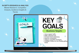 write a business case study research report and design