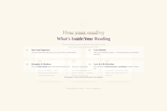 write you a personal numerology reading for self discovery