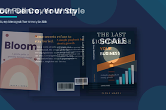 design an eye catching canva book cover design or KDP cover wrap