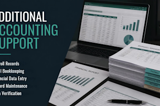 do professional bookkeeping accounting and financial data entry