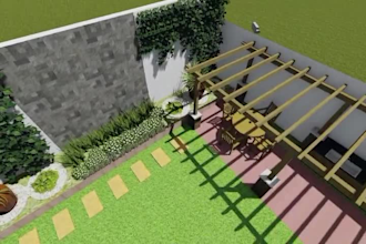 create 3d, house design, exterior and interior rendering, walkthrough