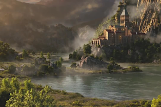 design stylized 3d game environment and level design, unreal engine environment