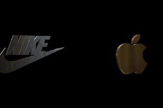 create a 3d rotating logo animation with 360 seamless loop