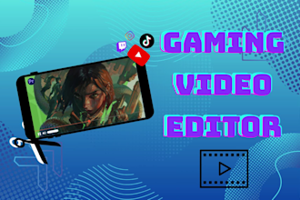 edit your gaming video for youtube and twitch vod