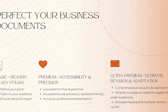 help write business documents better