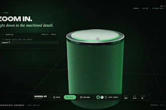 build a 3d website with webgl and interactive motion