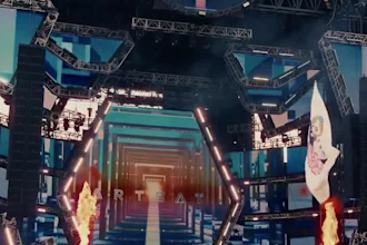 resolume vj loops dj visual led screen animation led wall concert stage show