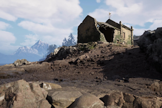 design 3d environment, level design, scene in uefn, ue5, unity, godot, blender