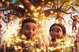 create stunning ai african folktales videos for youtube and tiktok