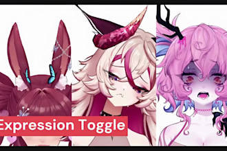 design and rig custom live2d vtuber models vtuber rigging and 3d vtuber avatars