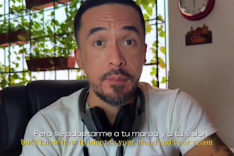 create native spanish video ads as a latin male ugc creator