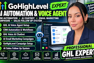 gohighlevel ai voice agent CRM automation ghl voice ai chatbot ghl ai marketing