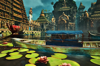 do 3d environment art and props for games and your projects