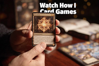 develop full card game design rule book, box mockup and tcg card for kickstarter