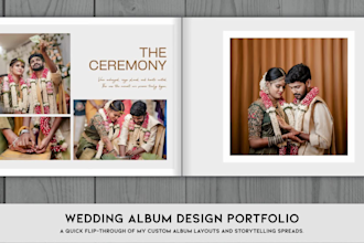 design premium wedding album, photobook and photo album