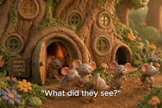 create ai animated stories in claymation and 3d cinematic style