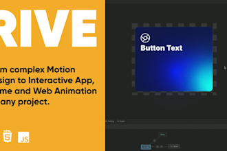 make dynamic interactive UI animations with rive