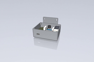 design of plastic casing use for pcb and sensor mount