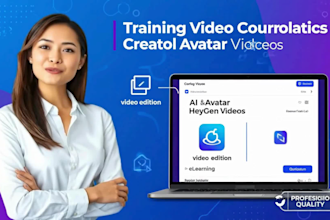 do online course creation, lesson planner, script writing, training video course