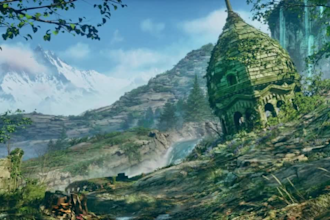 create unreal engine environment terrain levels design for games
