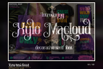 design a custom font for your brand, logo or project
