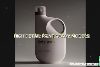 create custom 3d printable stl model for resin printing