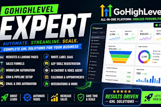 gohighlevel website expert, ghl landing page, ghl crm automation, ghl vapi ai