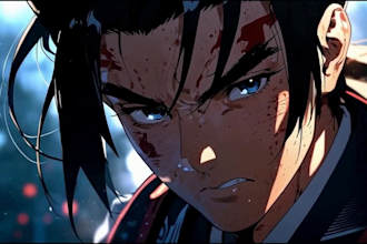 create realistic ai anime music video 2d cartoon animated lyric rap pop video