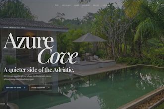 build modern responsive landing page using react