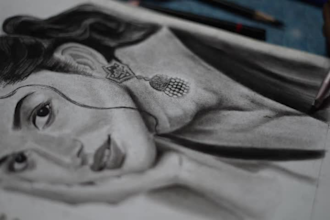 draw a realistic hand drawn pencil portrait from your photo
