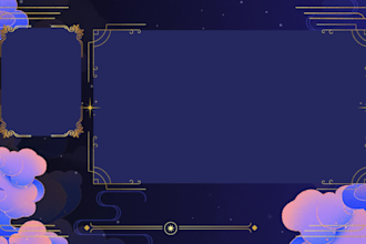design animated twitch stream overlays, alerts, and panels