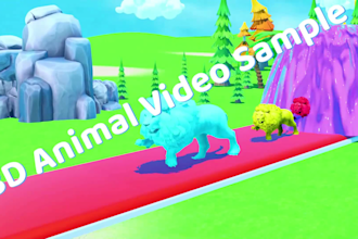 create 3d crossing fountain avengers cartoon for kids