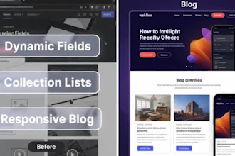 fix webflow cms issues and improve your blog layout