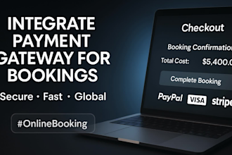build a flight and hotel booking website with payment integration online booking