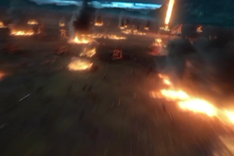 create cinematic 3d game trailer animation for film and product launch