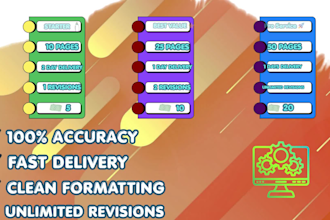 convert PDF to word or excel error free and accurately