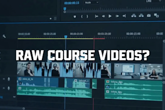 edit online course and training videos professionally