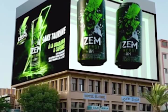 create anamorphic 3d animation video for your led billboards