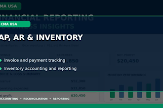 do bookkeeping, end to end accounting and financial reporting