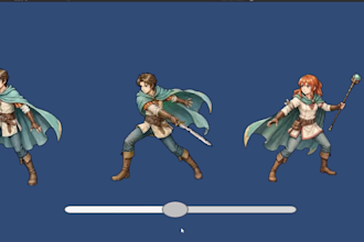 create ai game character animations for your game