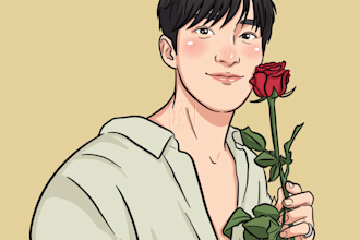 draw a cute stylized portrait from your photo