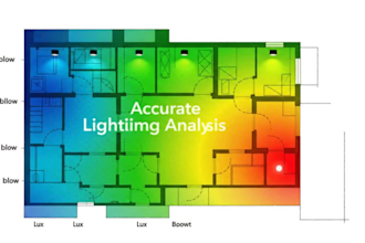 do photometric analysis, lighting calculation and lux report