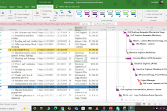 create professional gantt charts and project plans in msp