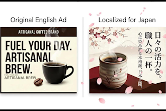 localize and design your marketing materials for japan