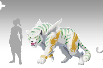 design concept art character in 2d