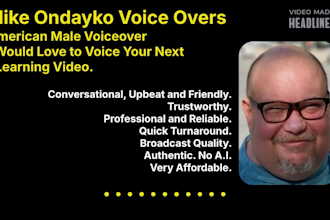 record an elearning voiceover just for you