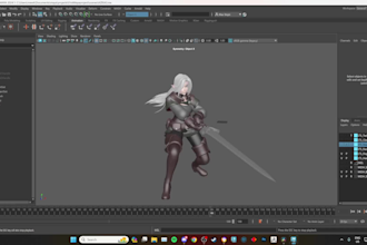 create 3d cartoon character animation for games and game projects