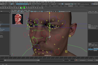 model 52 arkit apple blendshape, facial rigging in blender, perfect for sync