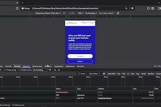 develop HTML CSS bootstrap js websites