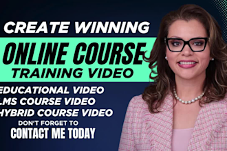 do animated training video, corporate explainer video, ppt slides for elearners
